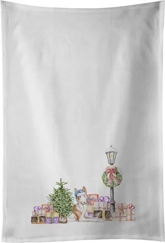 Vista 66 de Caroline's Treasures CK8100WTKT - Juego de 2 toallas de cocina con diseño de bulldog francés con diseño de país de las maravillas navideñas