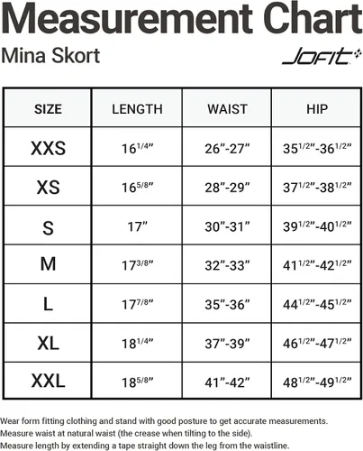 Vista 7 de Jofit Apparel - Falda pantalón deportiva para mujer para golf y tenis