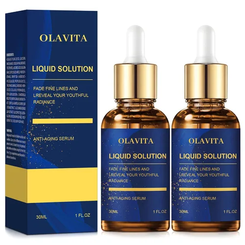 Vista 2 de Advanced Peptide Firming Serum: Olivita Liquid Solution Serum with Matrixyl 3000, Matrixyl Synthe-6 & Argireline, Collagen Peptides for Wrinkles