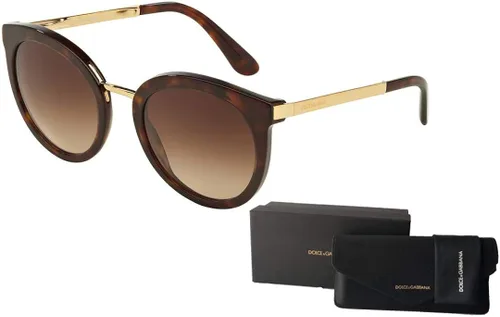 Vista 3 de Dolce Gabbana DG4268 Gafas de sol redondas para mujerkit de cuidado de gafas gratuito