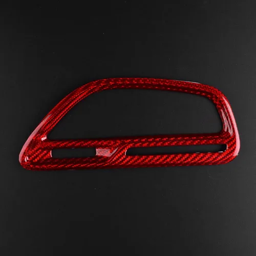 Vista 8 de AIRSPEED Funda para marco de ventilación de salida de aire acondicionado Challenger, accesorios de fibra de carbono para Dodge Challenger 2015-2023