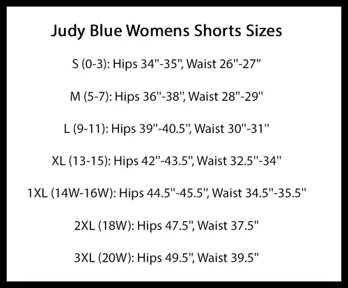 Vista 4 de Judy Blue Pantalones cortos cortados con forro de bolsillo estampado de cintura alta, 150135