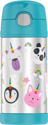 Vista 12 de THERMOS FUNTAINER 12 onzas de acero inoxidable para niños, batman