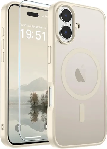 Vista 263 de SUPFINE Funda magnética para iPhone SE 2022 (3ª)/2020 (2ª), iPhone 8 (compatible con MagSafe) (protección contra caídas de grado militar), funda