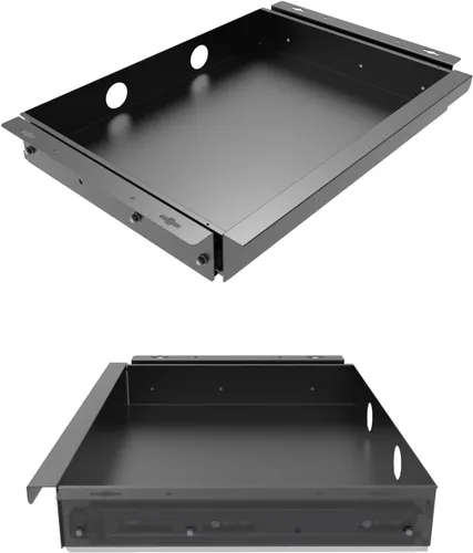 Vista 6 de Cajón deslizante extraíble montado debajo del escritorio para escritorio de oficina de 19.2 pulgadas de ancho x 13.4 pulgadas de profundidad
