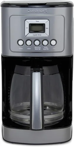 Vista 16 de Cuisinart Cafetera de 14 Tazas, Máquina de Café Programable PerfecTemp con Jarra de Vidrio, Configuración de 1-4 Tazas, Control de Fuerza de Acero