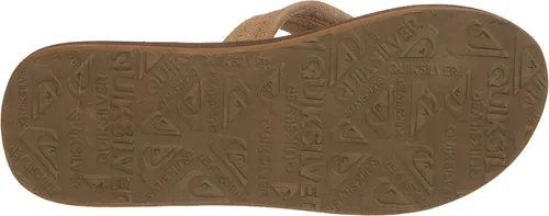 Vista 4 de Quiksilver Men's Carver Suede 3 Point Flip Flop Athletic Sandal