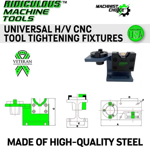 Vista 2 de CAT/BT 30 UNIVERSAL CNC AJUSTE FIXTURA-Machinist Choice™