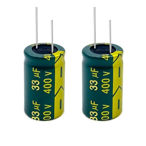 Vista 15 de 20 condensadores electrolíticos de 10 UF/400 V, condensadores electrolíticos de aluminio de alta frecuencia para refrigerador, TV, monitor LCD
