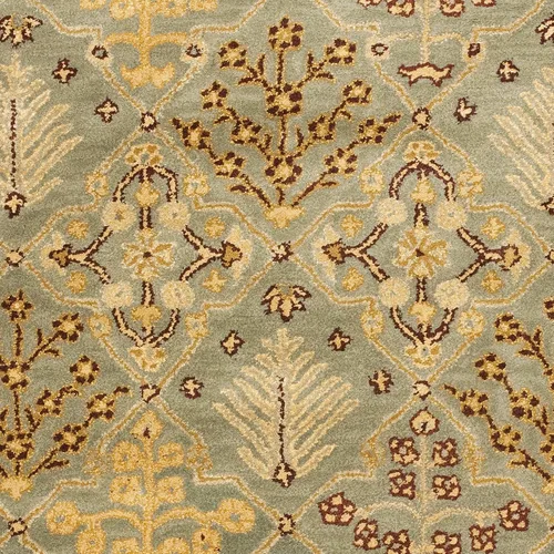 Vista 6 de SAFAVIEH Antiquity Collection AT613A - Alfombra ovalada de lana oriental de primera calidad, hecha a mano, 4 pies 6 pulgadas x 6 pies 6 pulgadas
