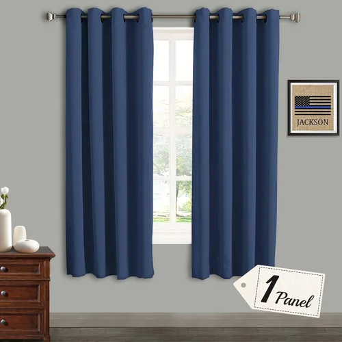 Vista 32 de Rose Home Fashion Cortinas opacas para puerta corrediza, oscurecimiento de la habitación, cortinas con aislamiento térmico para sala de estar