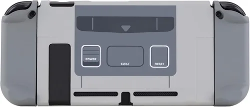 Vista 6 de eXtremeRate PlayVital - Cubierta trasera para Nintendo Switch, protector de control de mano NS Joycon carcasa dura, funda protectora acoplable