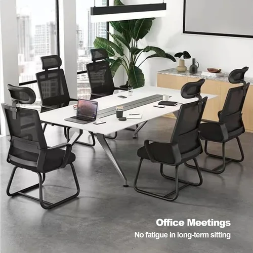 Vista 4 de Ergonomic Office Chair, Home Office Desk Chairs, Mesh Office Chair, Mesh Executive Task Chair with Adjustable Headrest, Gaming Chair for Adults