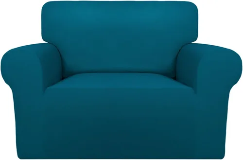 Vista 127 de PureFit Funda súper elástica para sofá reclinable con bolsillo, funda de sofá suave y antideslizante de elastano, lavable, protector de muebles