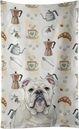 Vista 70 de Caroline's Treasures Afghan Hound - Toalla de cocina para barra de café, terciopelo frontal y lazo de algodón, lavable a máquina Sabueso afgano
