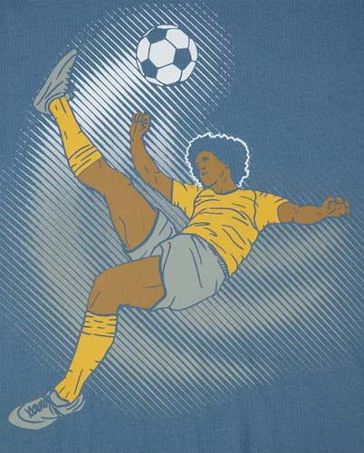 Vista 2 de The Children's Place boys Goal! Graphic Long Sleeve T Shirt