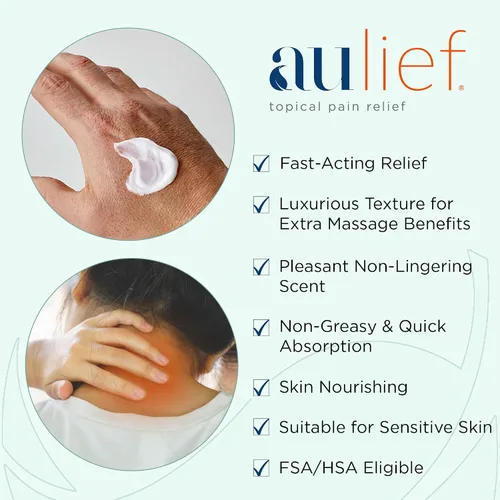 Vista 8 de China-Gel Aulief - Crema para aliviar el dolor, artritis y masaje muscular para dolores musculares y dolor en las articulaciones, cuello, rodillas