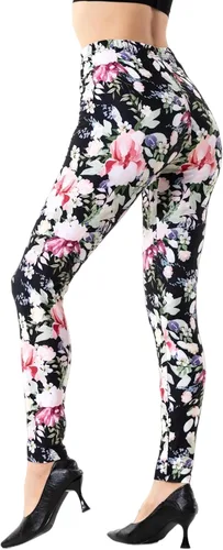 Vista 22 de Ndoobiy pantalones de yoga para mujer, pantalones de entrenamiento básicos, leggings impresos, leggings suaves y mantecosos Un juego