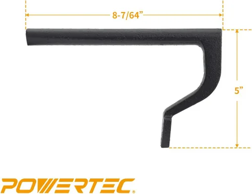 Vista 2 de POWERTEC Abrazaderas rápidas de 8 pulgadas para agujero de perro de banco de 3/4 pulgadas, se adapta a la mesa de trabajo MFT, carpintería con mazo