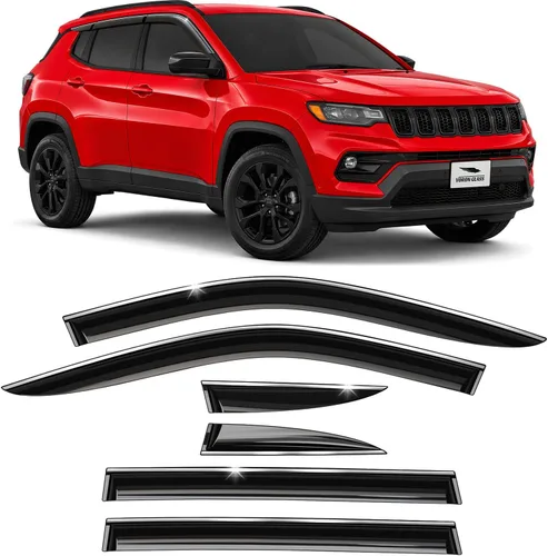 Vista 44 de Voron Glass in-Channel Rain Guards for Chevy Equinox 2018-2024 Para Equinox 18-24