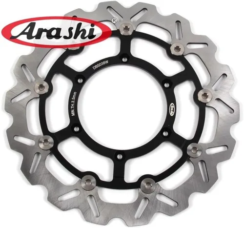 Vista 2 de Arashi Rotores de discos de freno delanteros y traseros para Suzuki DRZ400SM DR-Z400SM 2005-2021 Piezas de repuesto de motocicleta DRZ DR-Z 400