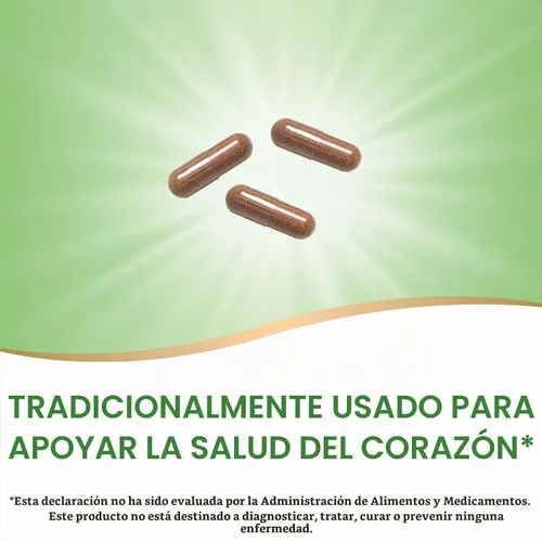 Vista 6 de Nature's Way Bayas de espino de hierbas premium, 1,530 mg por porción, 180 cápsulas (el embalaje puede variar)