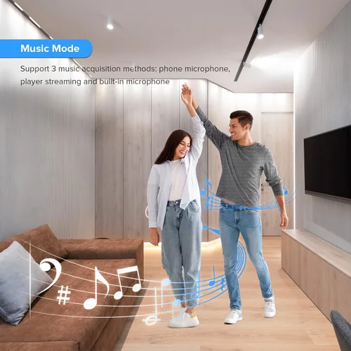 Vista 6 de SEZO SP636E Música de un solo color Bluetooth SPI LED controlador dinámico efecto de luz blanca para FCOB IC LED Strip Trabajo con panel táctil