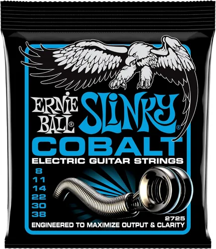 Vista 16 de Cuerdas para guitarra eléctrica Cobalt de Ernie Ball