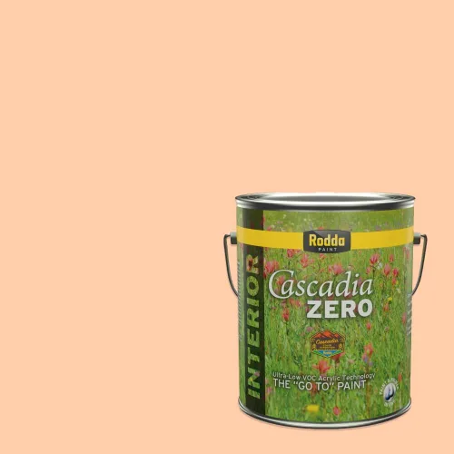 Vista 64 de Rodda Paint CASCADIA ZERO - Pintura plana e imprimación para interiores en uno, cuarto de galón, crema de ballet