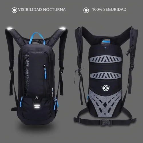 Vista 5 de WINDCHASER Mochila de ciclismo, 6L Mochila de bicicleta Bolsa transpirable para senderismo Ciclismo Esquí