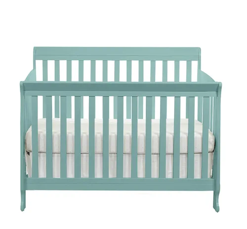Vista 2 de Suite Bebe Riley - Cuna convertible 4 en 1, acabado turquesa marino