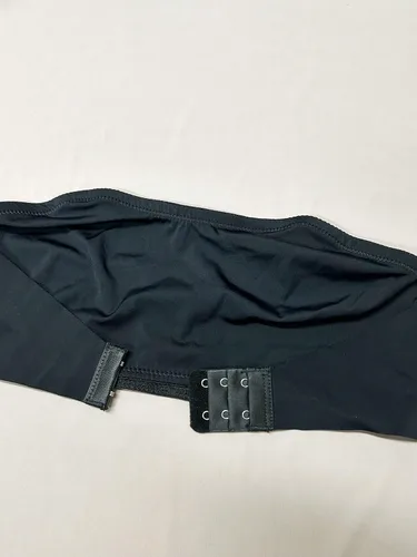 Vista 5 de GORGLITTER Sujetador bandeau sin tirantes con gancho y ojal para mujer