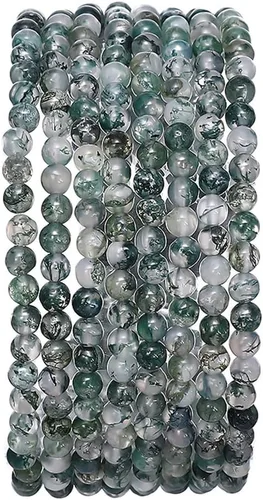 Vista 83 de BEADIA Cuentas redondas de jade africano natural de piedra suelta semipreciosas para hacer joyas 4MM 38cm/hebra