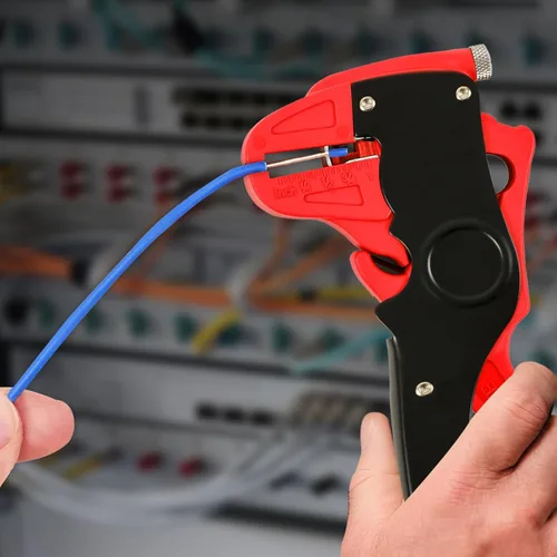 Vista 5 de Generic LP-WP103 Herramienta pelacables eléctrica universal 3 en 1, pelacables sólidos y trenzados de 8-18 AWG, crimpadora de alambre de 10-22 AWG