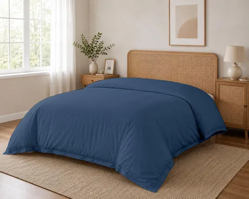 Vista 15 de SLEEP-NEST Funda de edredón individual de 68 x 90 pulgadas, 1 pieza, 100% algodón, suave y transpirable, ropa de cama individual, cierre