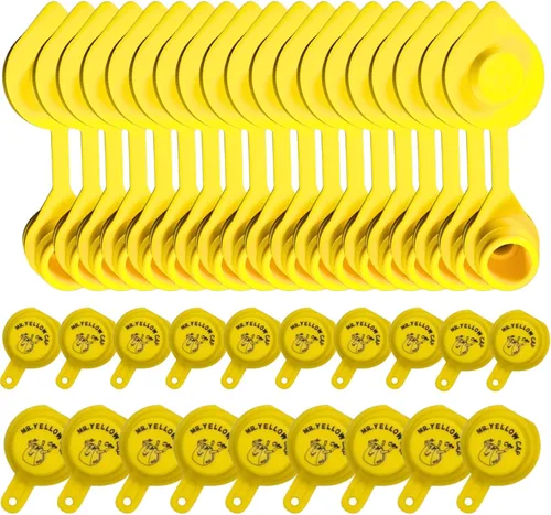 Vista 10 de 25 tapas de ventilación amarillas para bidones de gasolina de plástico y de metal, kit de ventilación para bidones de gasolina Blitz, tapas