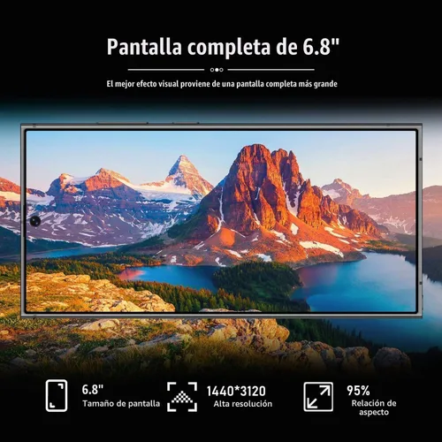 Vista 5 de Teléfono desbloqueado C24 5G, Android 14.0, 256 GB+8 GB, batería de carga rápida de 6800 mAh, doble SIM dual, con lápiz capacitivo