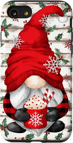 Vista 18 de Cute Christmas Gnome for Women with Hot Cocoa Mug for Xmas Case for iPhone 17
