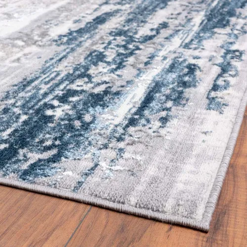 Vista 3 de LUXE WEAVERS Florance Collection 86010 - Alfombra moderna azul de 8 x 10