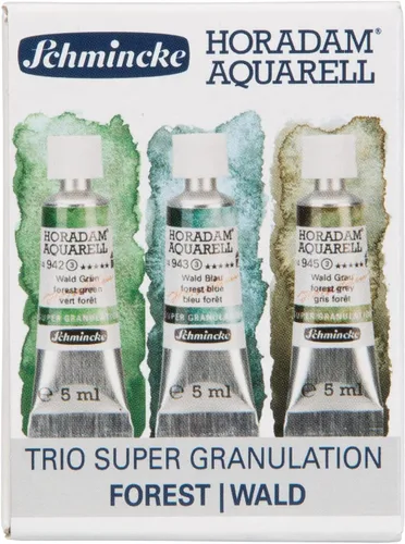 Vista 20 de Schmincke - HORADAM® AQUARELL, surtido completo de 40 medios recipientes de acuarelas de granulación súper fuerte, 74 440 097, caja de metal