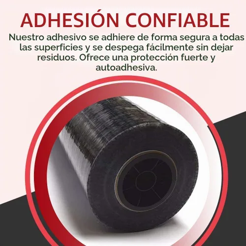 Vista 5 de Hi-Tech - Tapete de plástico autoadhesivo, 4 mil, perforado cada 24 pulgadas, 100 tapetes por rollo, (21 pulgadas de ancho, 200 pies de largo)