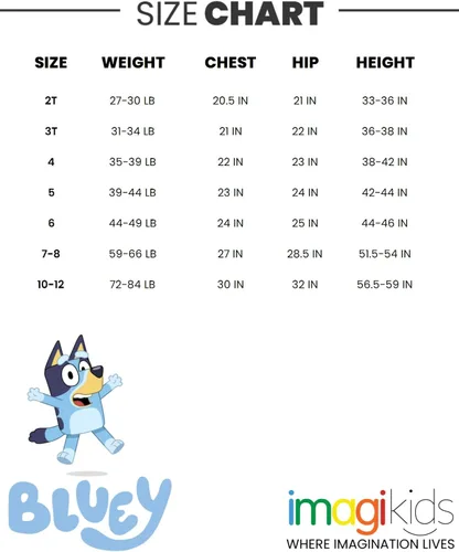 Vista 7 de Bluey Chaleco de Bingo con cremallera para niñas de 2 a niños grandes