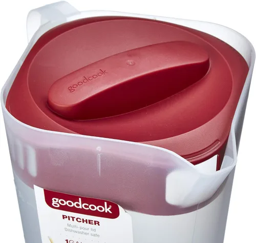 Vista 6 de GoodCook - Jarra de 1 galón con tapa de 4 vías, fabricada sin BPA