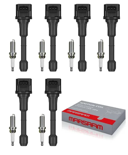 Vista 7 de Marsram Paquete de bobinas de encendido UF549 para 2007 2008 2009 2010 2011 2012 Nissan Altima Versa Sentra Cube NV200 Rogue 2013 2014 2015 Infiniti