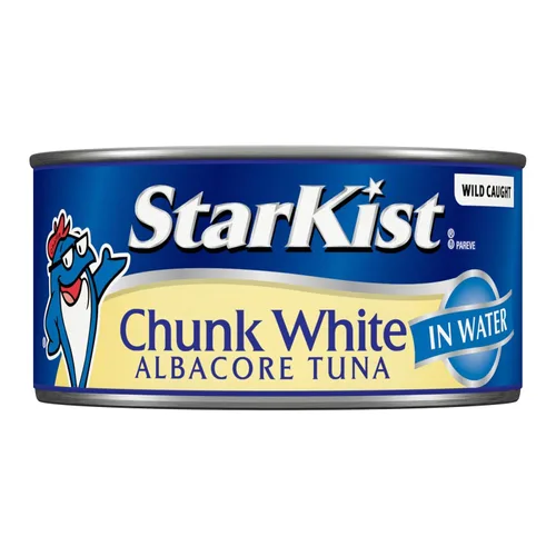 Vista 4 de StarKist Atún Blanco Albacore en Trozos en Agua, 12 Oz, Paquete de 12 17g Protein Per Serving, Wild Caught, Gluten Free, Soy Free, 80 Calories Per