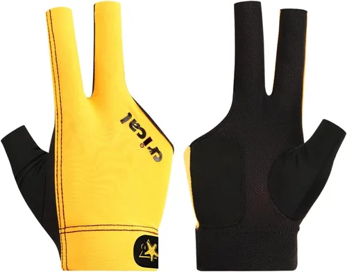 Vista 13 de CRICAL Guante de billar profesional para piscina, diseño de 3 dedos con licra gruesa y agarre antideslizante para hombres y mujeres, accesorios