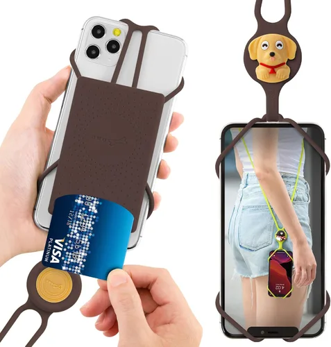Vista 11 de Bone Lanyard Phone Tie 2, Universal Phone Holder for 4"-6.7" Smartphones