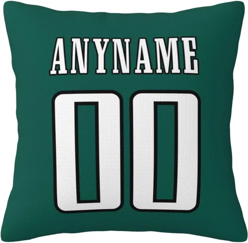 Vista 14 de Fundas de almohada de fútbol – Fundas de almohada personalizadas con cualquier nombre y número, regalo personalizado para hombres, mujeres y niños