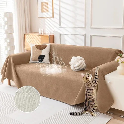 Vista 14 de Deep Dream Funda para Sillón Resistente a Arañazos de Gato, Funda Impermeable para Sofá para Perros, Protectores de Sofá Amigables con Mascotas