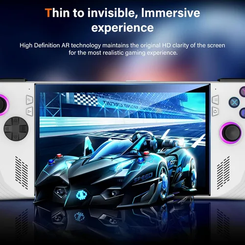 Vista 3 de UniqueMe [Paquete de 3] Protector de pantalla compatible con ASUS ROG Ally 2-Transparente